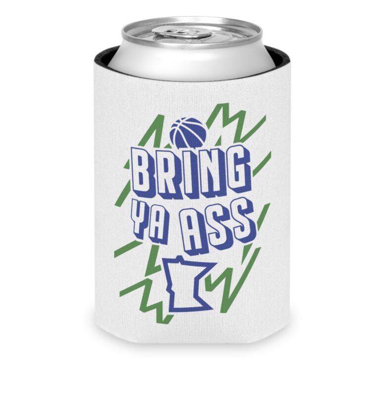 The "Bring Ya Ass Minnesota" Collection: Exclusively Available at https://bringyaass.store and Made in the USA 4 Bring Ya Ass Minnesota ELECTRIC Can Cooler