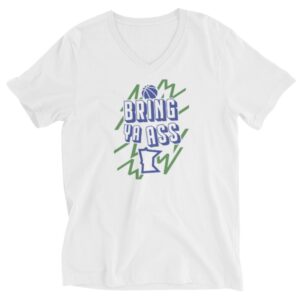 Bring Ya Ass Minnesota ELECTRIC Unisex V-Neck Shirt