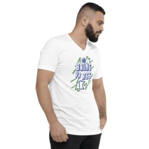 Bring Ya Ass Minnesota ELECTRIC Unisex V-Neck T-Shirts