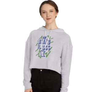 Bring Ya Ass Minnesota ELECTRIC Women’s Cropped Hoodeds