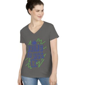 Bring Ya Ass Minnesota ELECTRIC Women's V-Neck T-Shirts