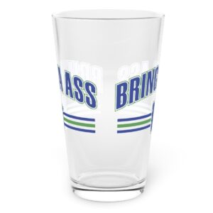 Bring Ya Ass Minnesota Pint Glass, 16oz