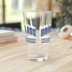 Bring Ya Ass Minnesota Pint Glass, 16oz Hot