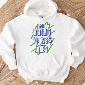 Bring Ya Ass Minnesota White Hoodie