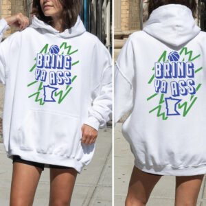 Bring Ya Ass Minnesota White Hoodie Shirt