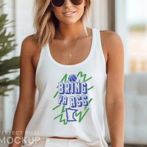 Bring Ya Ass Minnesota White Tank Top Shirt