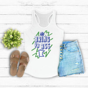 Bring Ya Ass Minnesota White Tank Tops Shirt