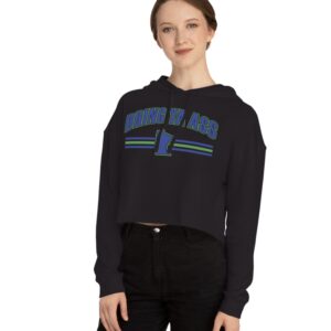 Bring Ya Ass Minnesota Women’s Cropped Hooded T-Shirts