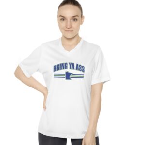 Bring Ya Ass Minnesota Women's V-Neck Shirts