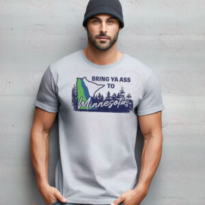 Bring Ya Ass ROAD SIGN Charcoal Shirt 5 Bring Ya Ass ROAD SIGN Charcoal Shirt