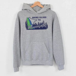 Bring Ya Ass ROAD SIGN Gray Hoodie