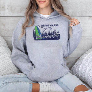 Bring Ya Ass ROAD SIGN Gray Hoodie