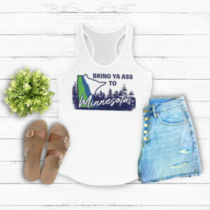 Bring Ya Ass ROAD SIGN Tank Top White Shirts