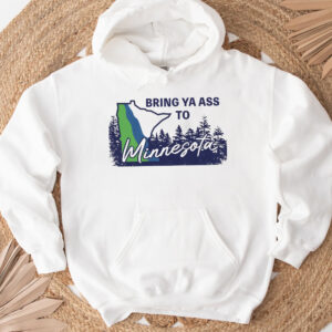 Bring Ya Ass ROAD SIGN White Hoodie Shirts