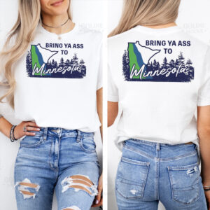 Bring Ya Ass ROAD SIGN Women White Shirt 7 Bring Ya Ass ROAD SIGN Women White Shirt