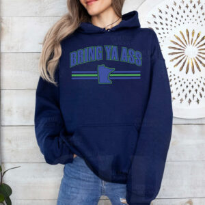 Bring Ya Ass To Navy Hoodie Shirt