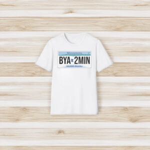 Minnesota BYA2MIN License Plate Shirt